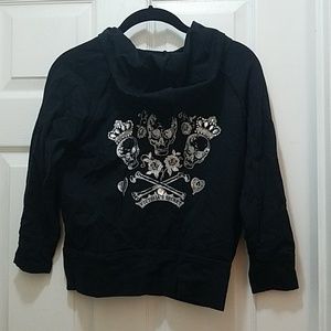 Victoria's Secret Bling Skull hoodie/coverup